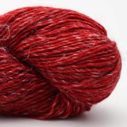 Cowgirl Blues Merino Linen solid hand dyed Chilli Pepper