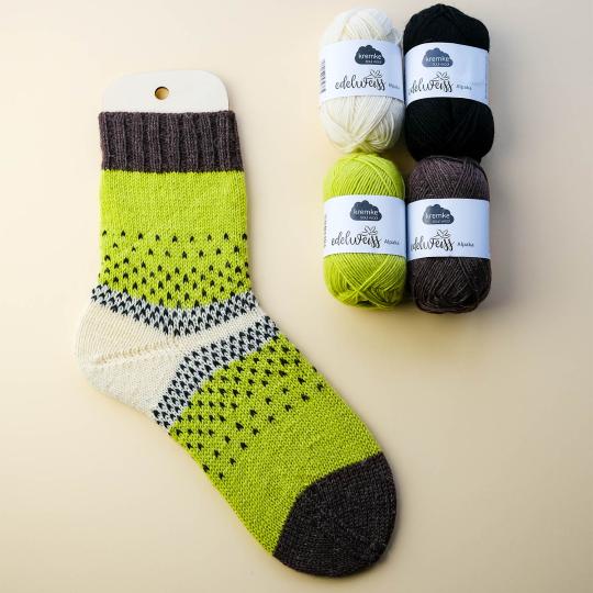 Kremke Strickset Kiwisocken deutsch