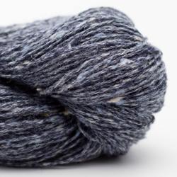 BC Garn Tussah Tweed graublau