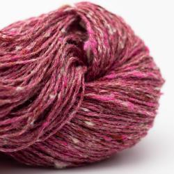 BC Garn Tussah Tweed Bordeaux-creme-mix
