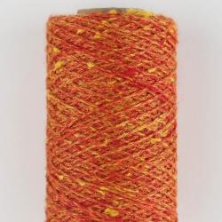 BC Garn Tussah Tweed mandarine Spule