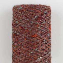 BC Garn Tussah Tweed rost-aqua-mix Spule