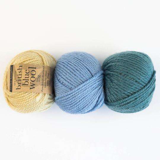 British Blue Wool 25g