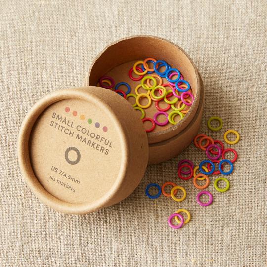 CocoKnits Colored Ring Stitch Markers Small
