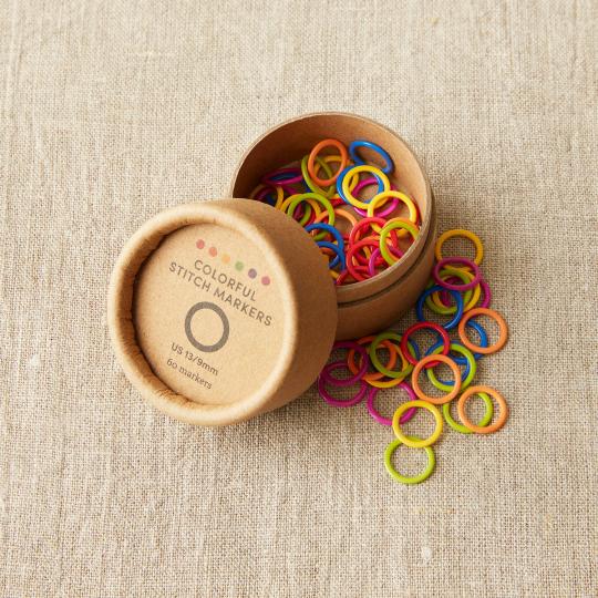 CocoKnits Colored Ring Stitch Markers Large