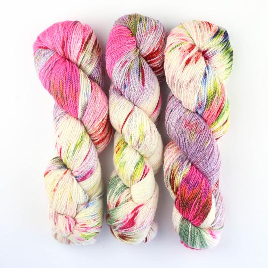 Cowgirl Blues Merino TWIST Yarn Farbverlauf handgefärbt Happy Days
