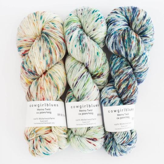 Merino TWIST Yarn Farbverlauf handgefärbt