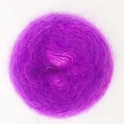 Cowgirl Blues Kid Silk solid hand dyed African Violet