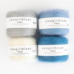 Cowgirl Blues KidSilk solids handgefärbt