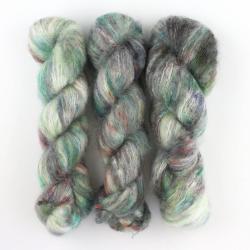 Cowgirl Blues Kid Silk gradient hand dyed Karma Chameleon