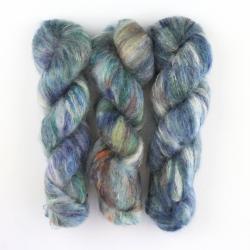 Cowgirl Blues Kid Silk gradient hand dyed 9 to 5