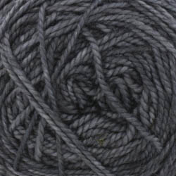 Cowgirl Blues Merino Twist Yarn solids Håndfarvet Charcoal