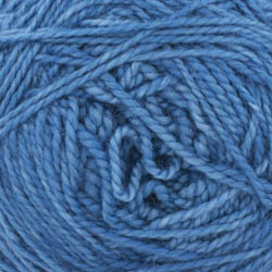 Cowgirl Blues Merino Twist Yarn solids hand dyed Guinea Fowl