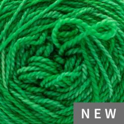 Cowgirl Blues Merino Twist Yarn solids Håndfarvet Evergreen