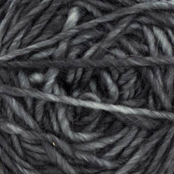 Cowgirl Blues Aran Single solids handgefärbt Auslauf Charcoal