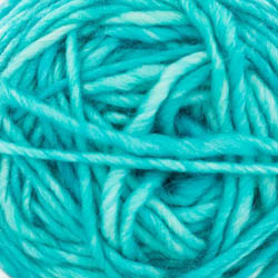 Cowgirl Blues Aran Single solids handgefärbt Auslauf Emerald