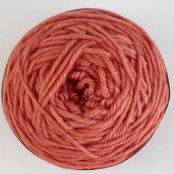 Cowgirl Blues Merino DK solids on 50g Ruby Grapefruit