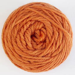 Cowgirl Blues Merino DK solids on 50g Carrot Juice
