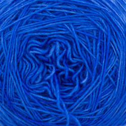 Cowgirl Blues Merino SINGLE LACE solids handgefärbt Cobalt