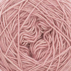 Cowgirl Blues Merino single lace solid Teint à la main Faded Rose