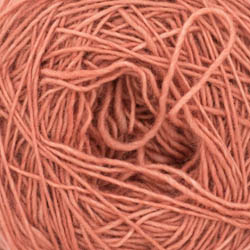 Cowgirl Blues Merino Single Lace solid Håndfarvet Terracotta