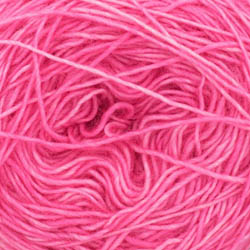 Cowgirl Blues Merino SINGLE LACE solids handgefärbt Hot Pink