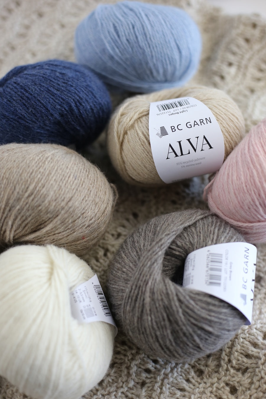 ALVA von BC Garn: Recyceltes Kaschmir zum Stricken