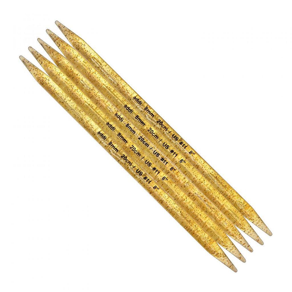 401-7 addiChampagne stocking knitting needle