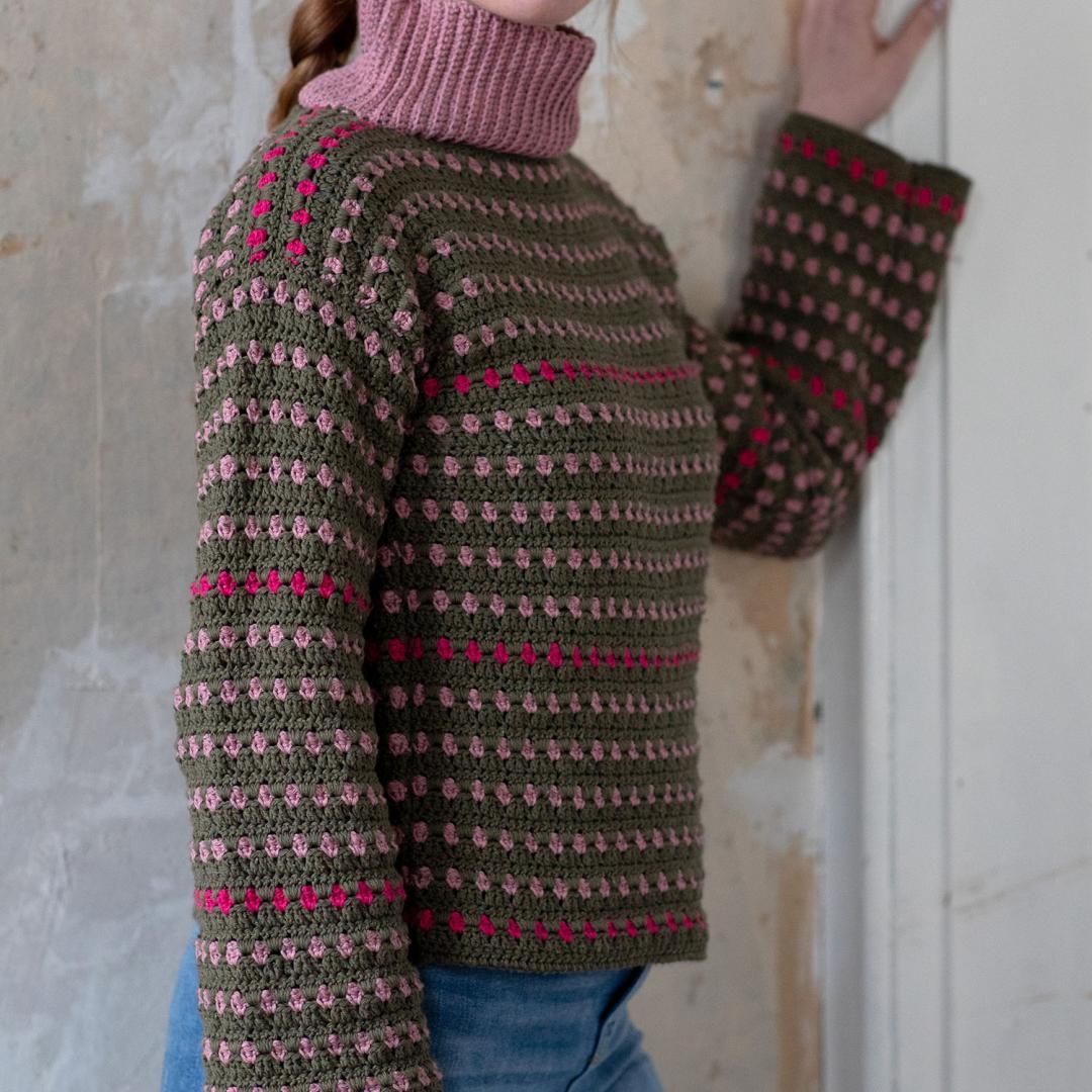 Anleitung Rose Garden Pullover