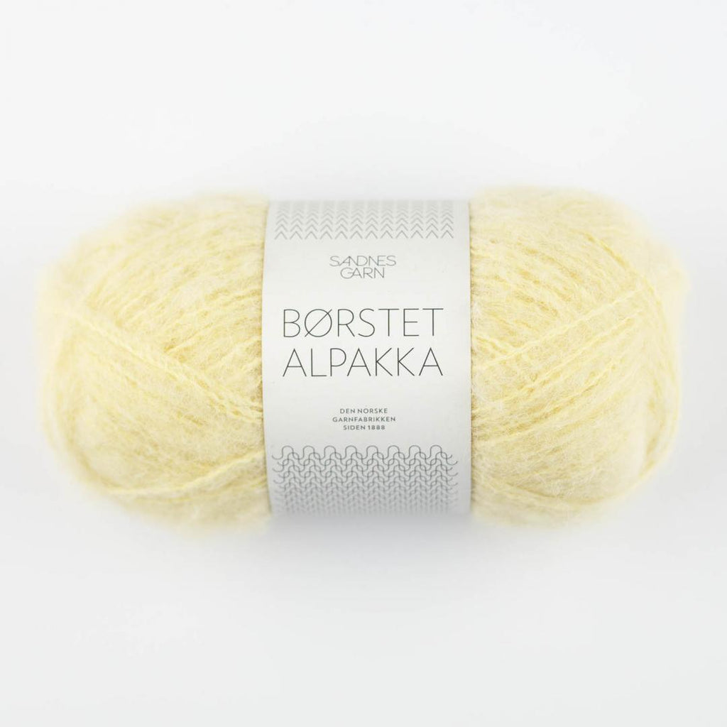 Borstet Alpakka