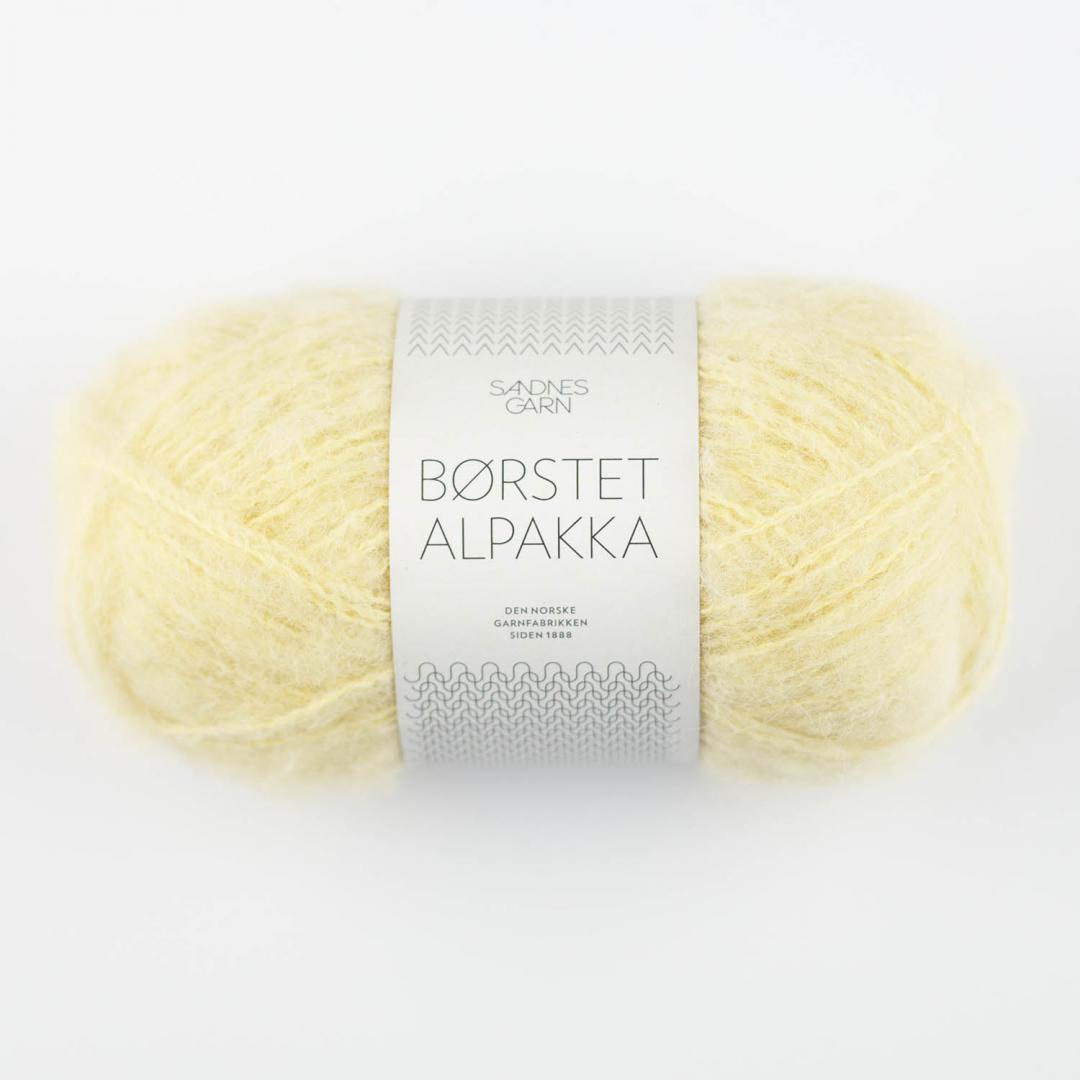 Borstet Alpakka