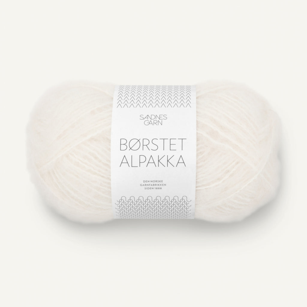 Borstet Alpakka