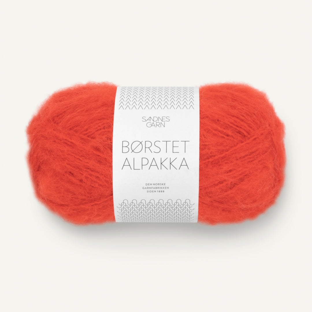Borstet Alpakka