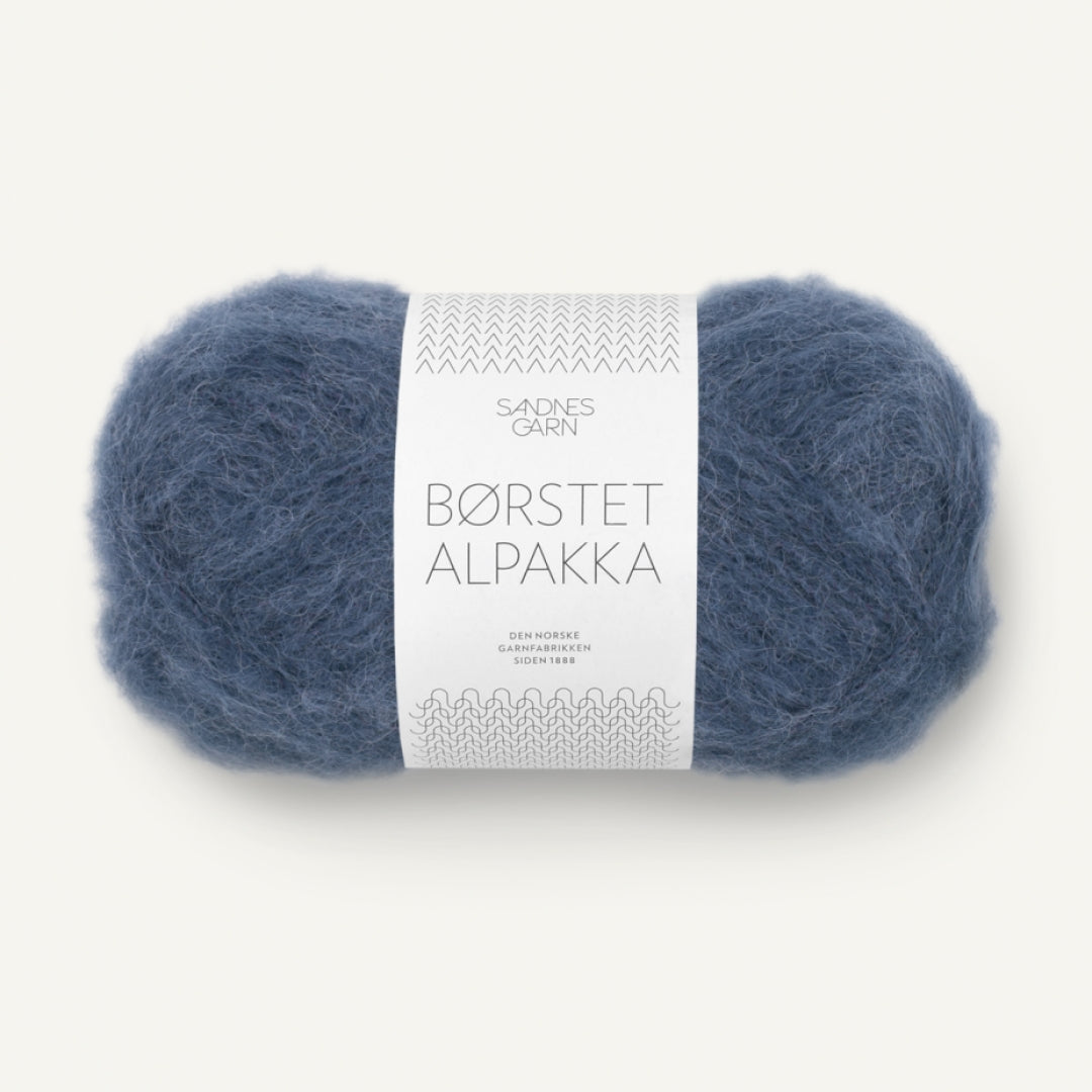 Borstet Alpakka