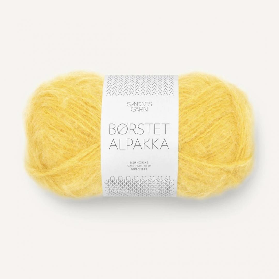 Borstet Alpakka