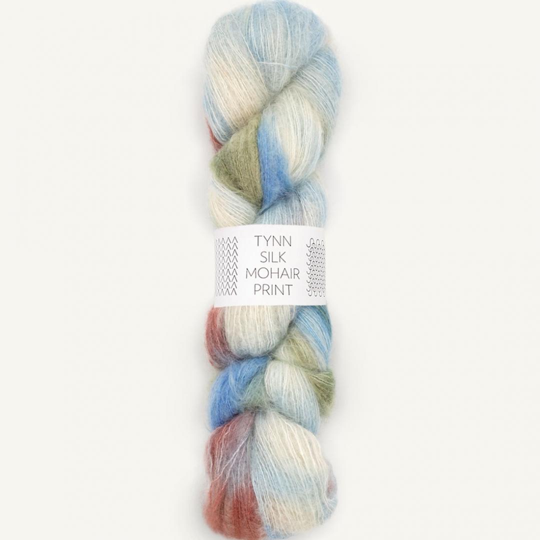 Tynn Silk Mohair Print