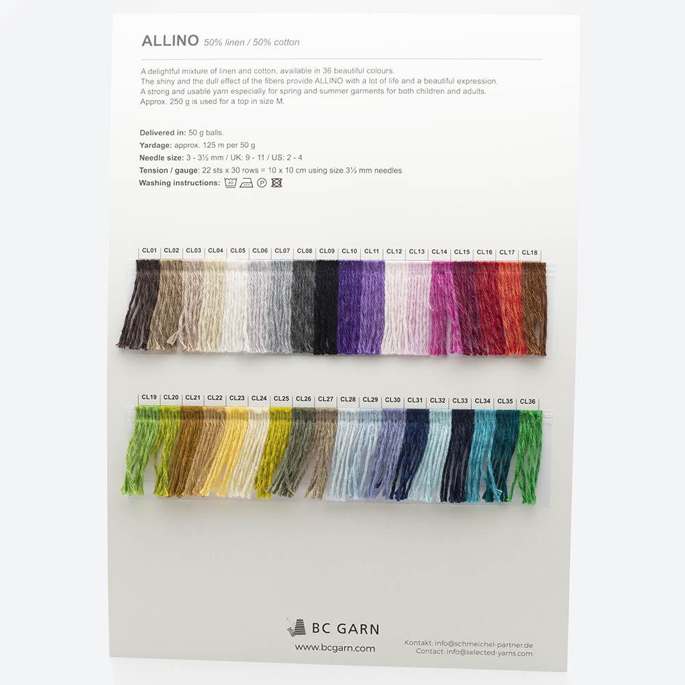 BC Garn color charts