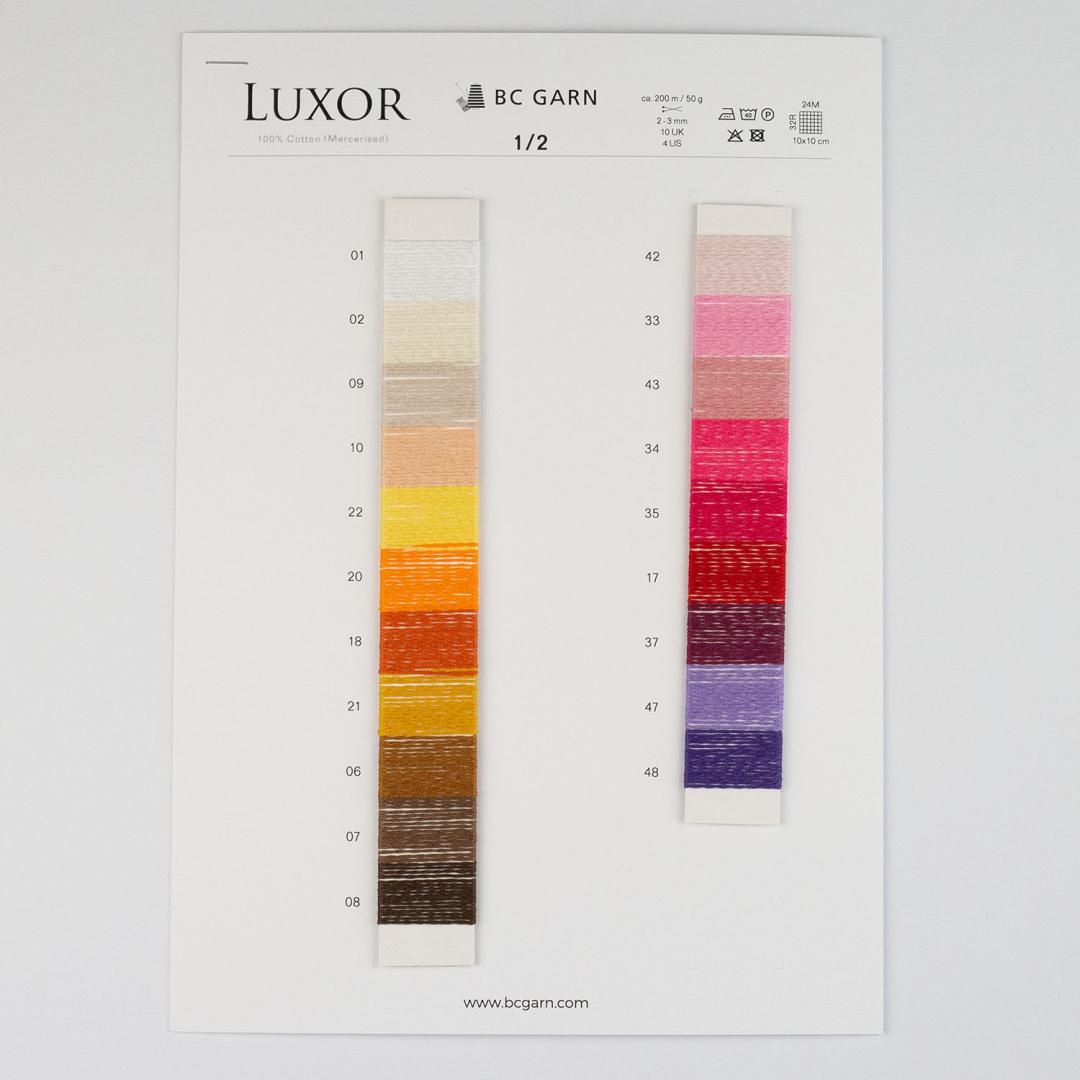BC Garn color charts