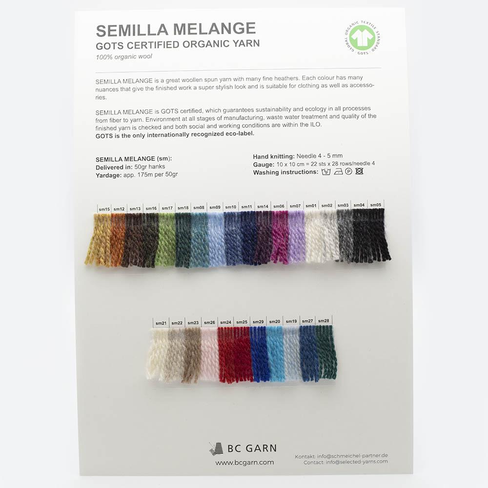BC Garn color charts