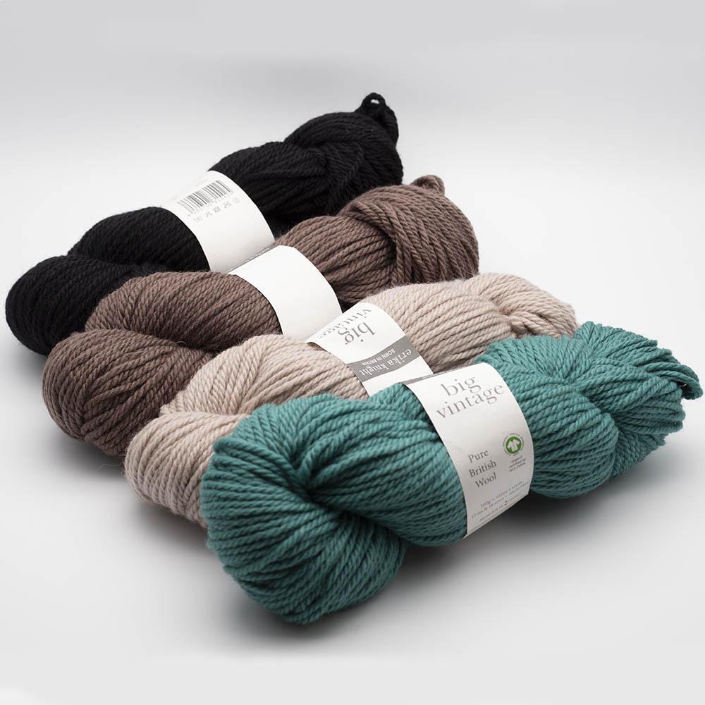 Strickset Decke Big Vintage Drizzling