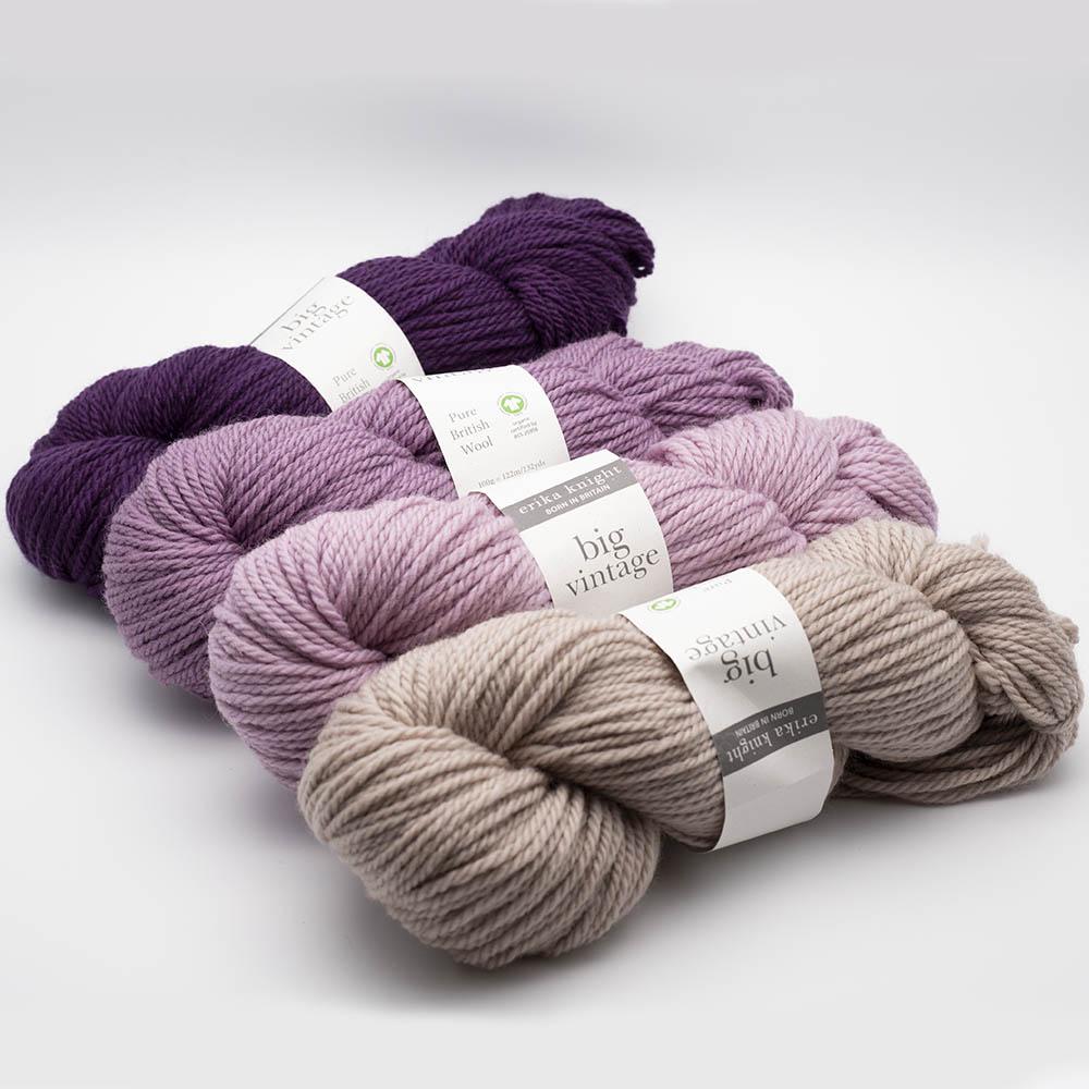 Strickset Decke Big Vintage Drizzling