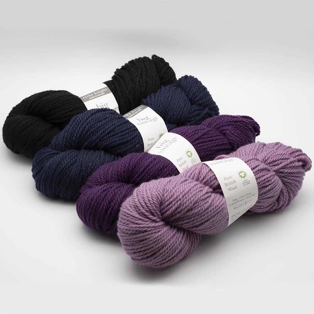 Strickset Decke Big Vintage Drizzling