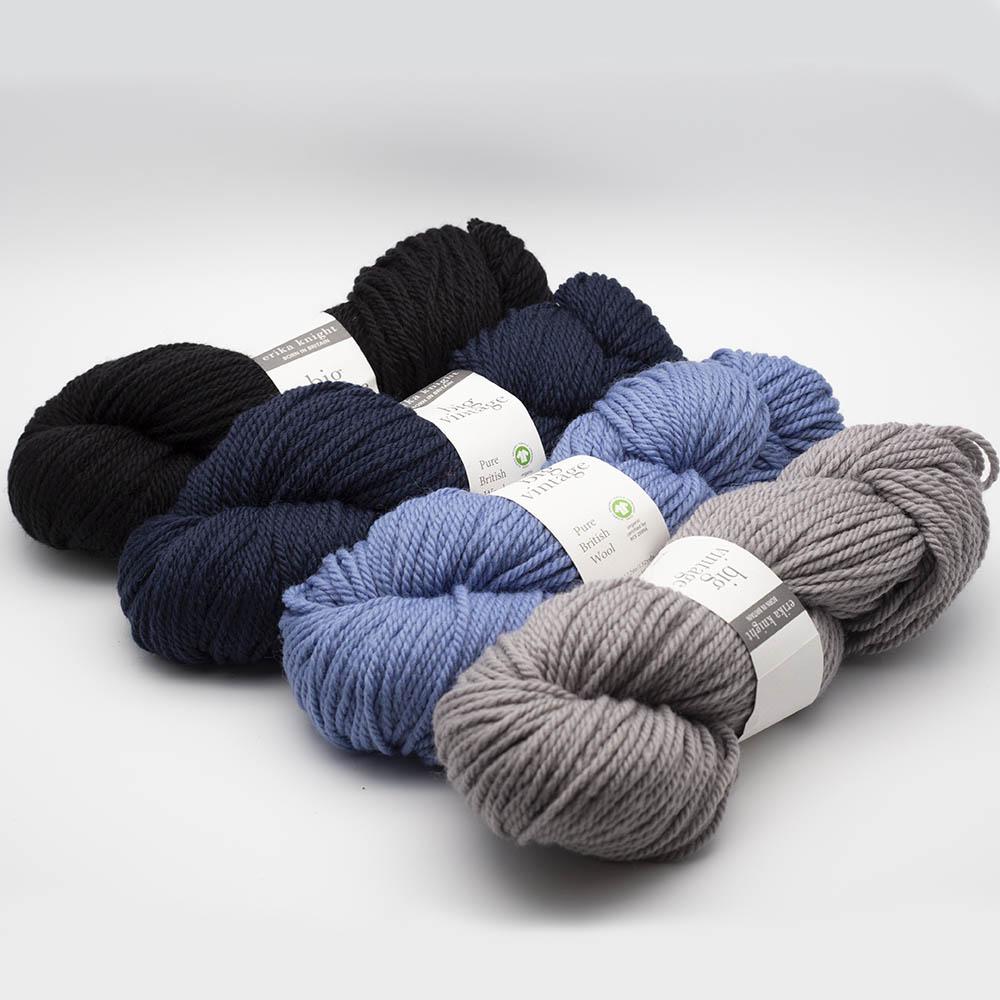 Strickset Decke Big Vintage Drizzling