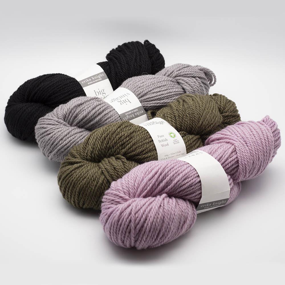 Strickset Decke Big Vintage Drizzling