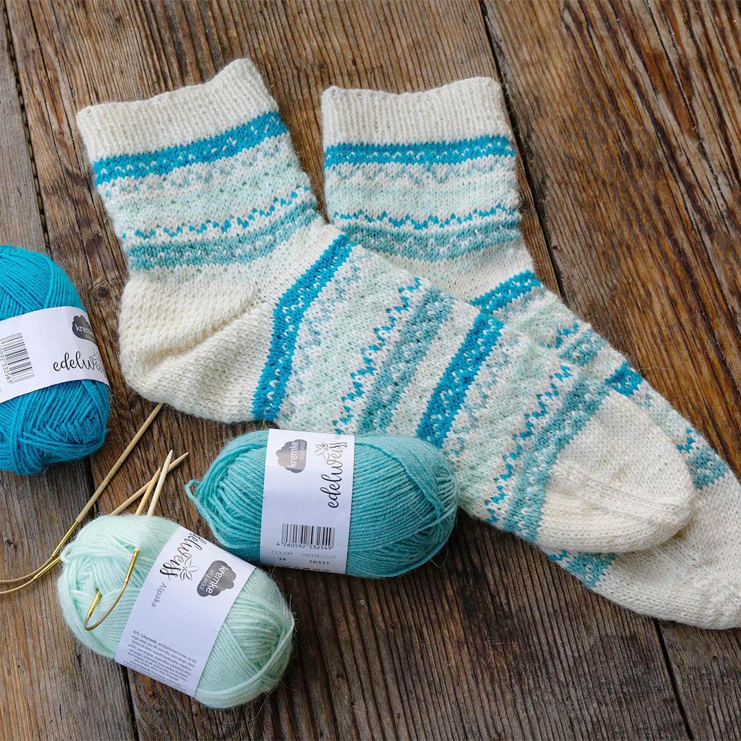 Garnset LandIdee Norwegersocken