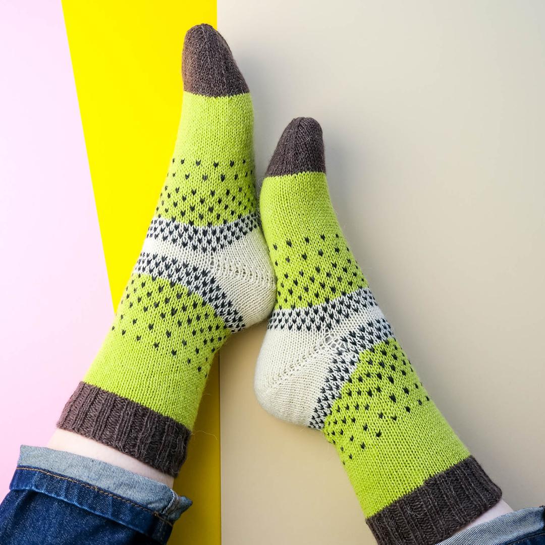 Strickset Kiwisocken