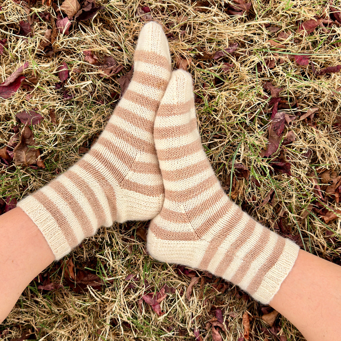 Strickset Shima Socken mit Edelweiss