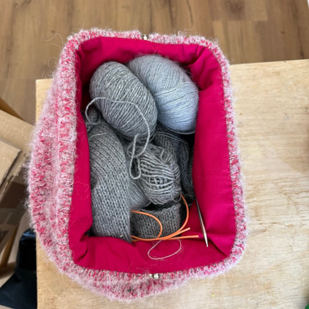 Strickset Snuggle Me! Tasche