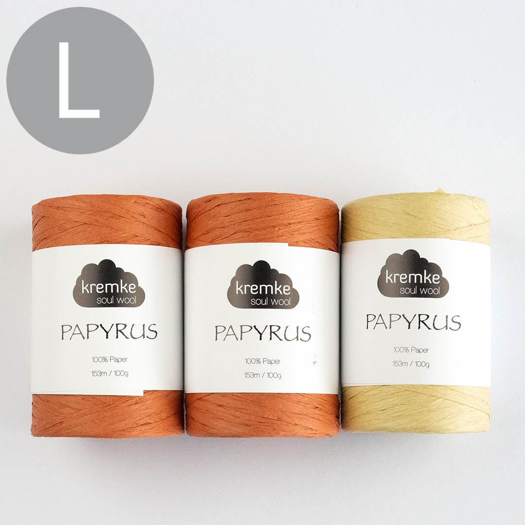 Häkelset Papyrus Korb Pia