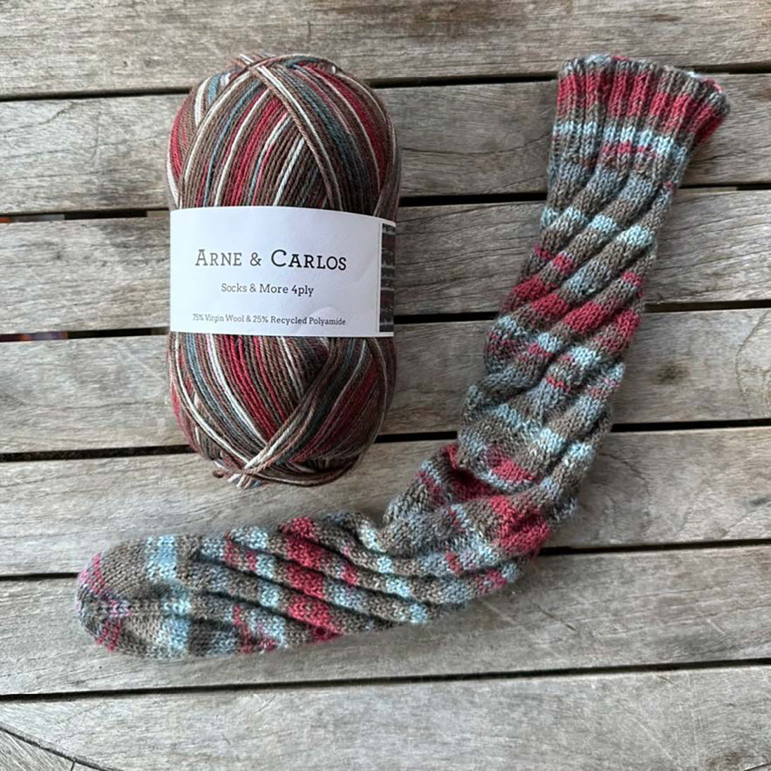 Anleitung Spiral Sock